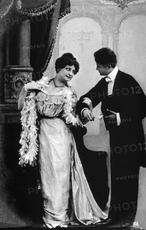 Formally Dressed Couple, circa 1910