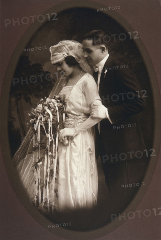 Wedding Couple, Portrait, New York, USA, circa 1928