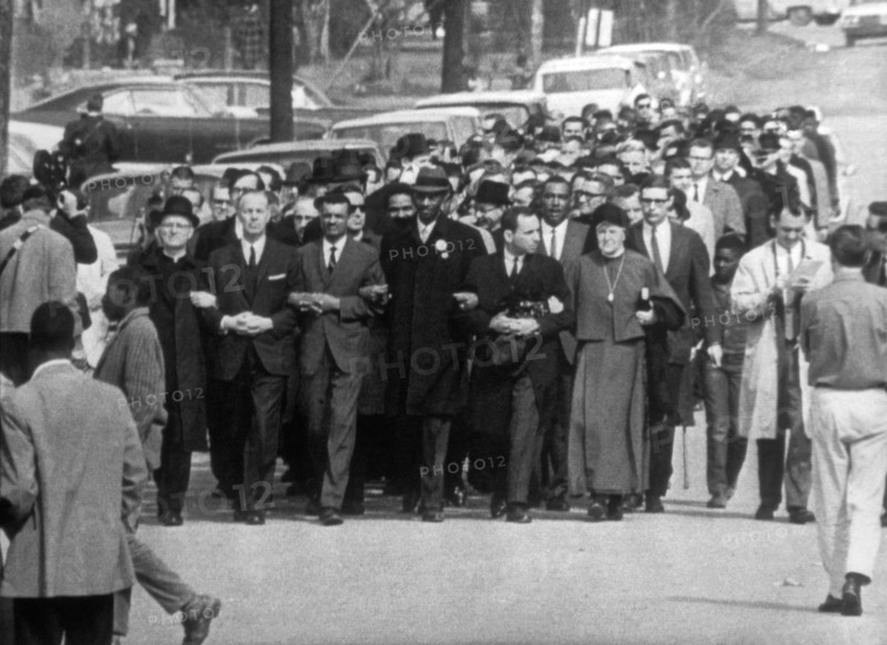 Civil Rights Demonstrators Marching, Selma, Alabama, March 15, 1965