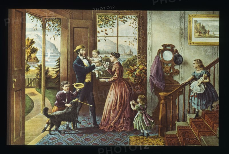 Four Seasons of Life: Middle Age, Currier & Ives, Lithograph, 1868