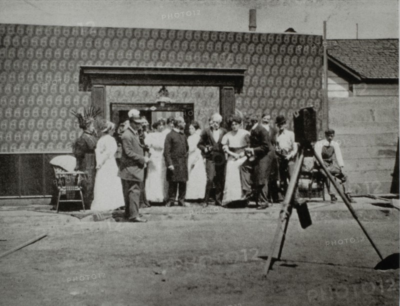 Movie Set, Selig Studio, First Movie Studio in California, 1908
