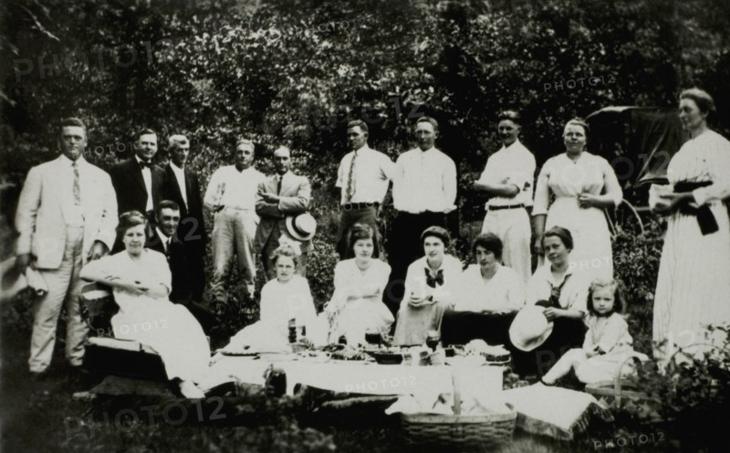 American Picnic, USA, circa 1910