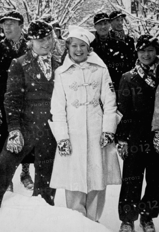 Sonja Henie, Figure Skater, at 1936 Winter Olympic Games, Garmisch-Partenkirchen, Germany