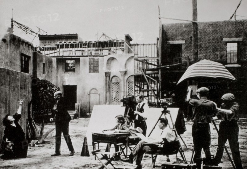 Movie Set, Hollywood, California, USA, Early 1900's