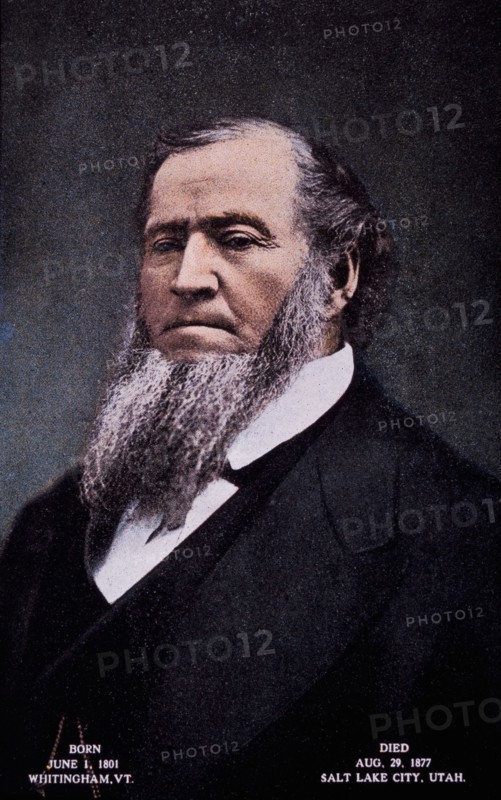 Brigham Young (1801-1877), American Leader in the Latter Day Saint Movement and Settler of Western United States, Portrait
