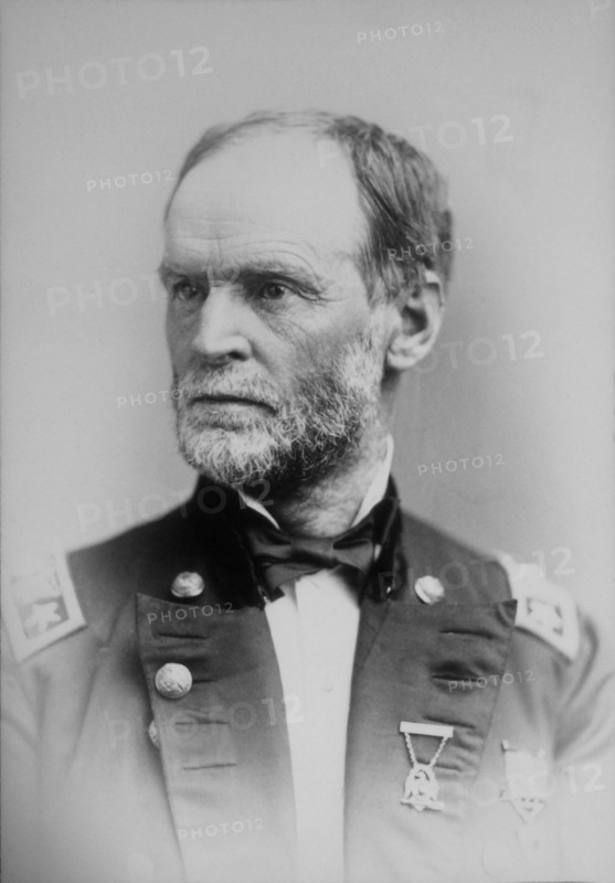 William Tecumseh Sherman (1820-1891), Union General During Civil War, Portrait, circa 1880