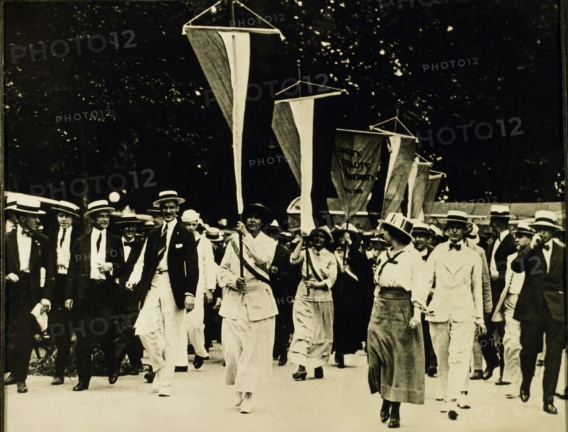 Suffragists Marching, Washington, DC, USA, 1917