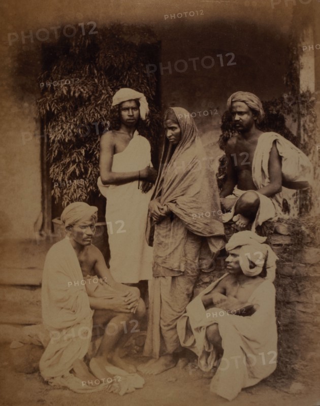 Group of Untouchables, India, circa 1890