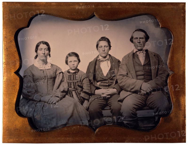 Family Portrait, Daguerreotype, circa 1850's