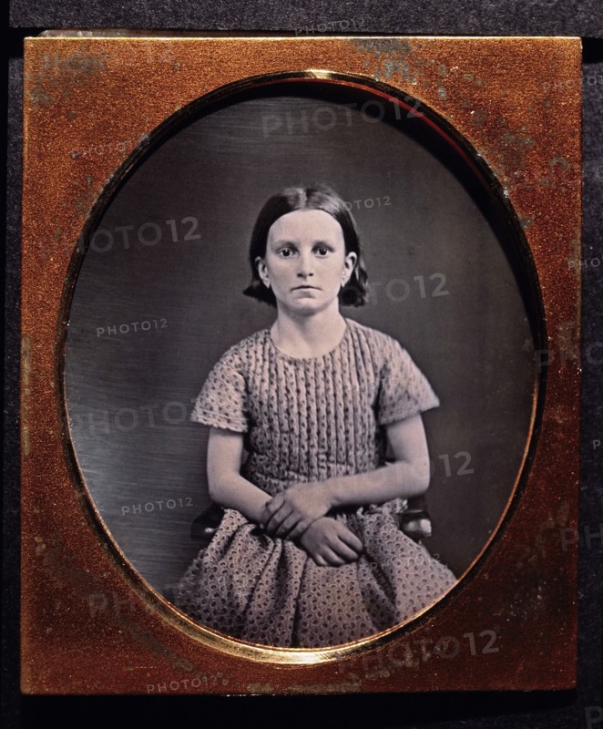 Young Girl, Portrait, Daguerreotype, circa 1850's