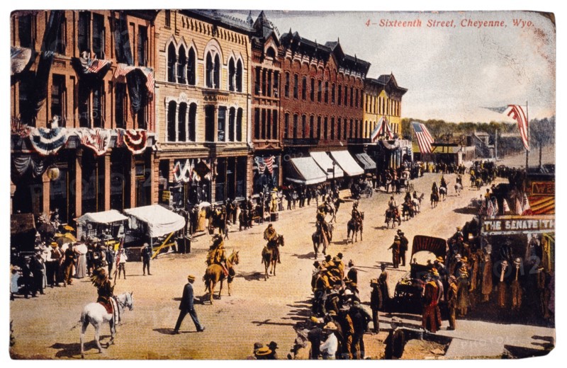 Western Parade, Cheyenne, Wyoming, USA, 1910