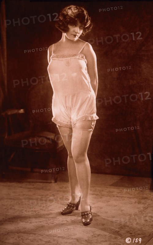 French Lingerie Model, Portrait, circa 1920