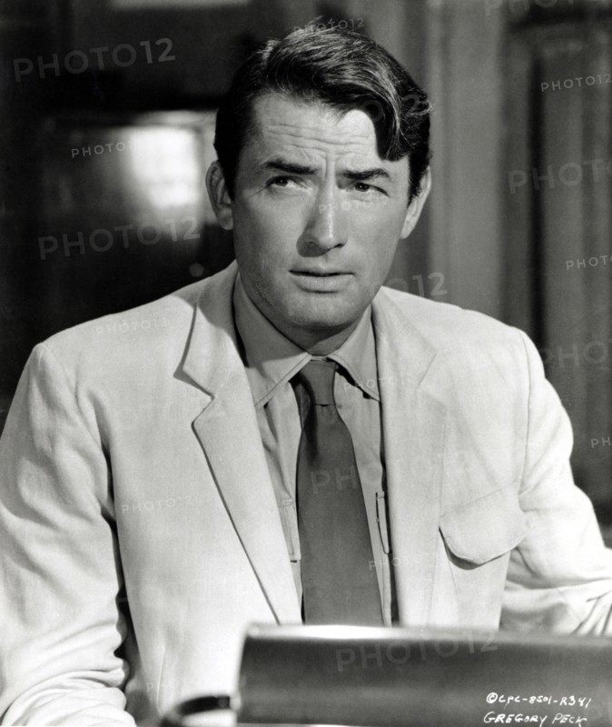 Gregory Peck on-set of the Film, The Guns of Navaron, 1961