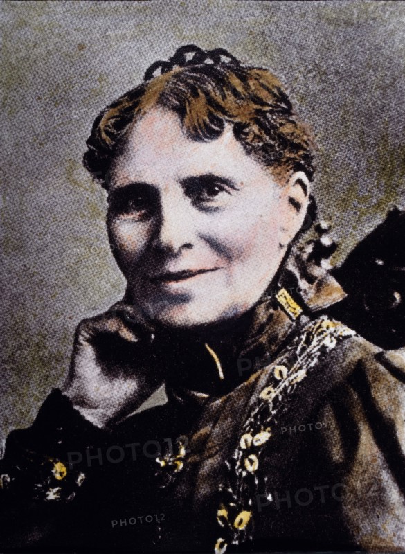 Clara Barton (1821-1912), American Humanitarian, Founder of American Red Cross, Portrait, 1902