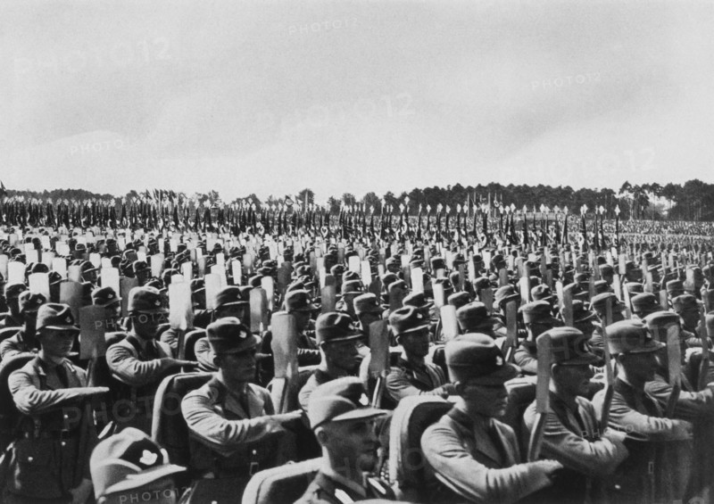 German Soldiers at the "Rally of Freedom", Reichsparteitag der Freiheit, Nurnberg, Germany, 1935