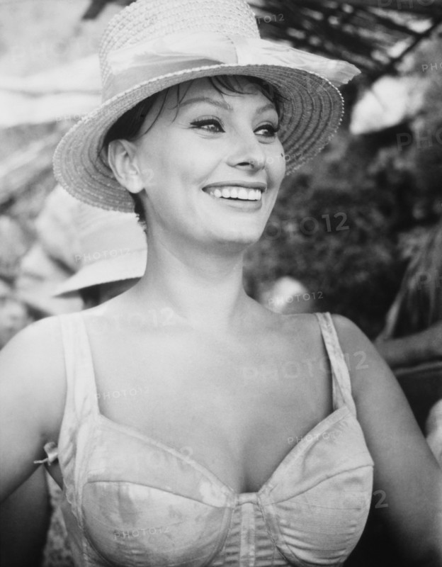 Sophia Loren, On-Set of the Film, "It Started in Naples", 1960
