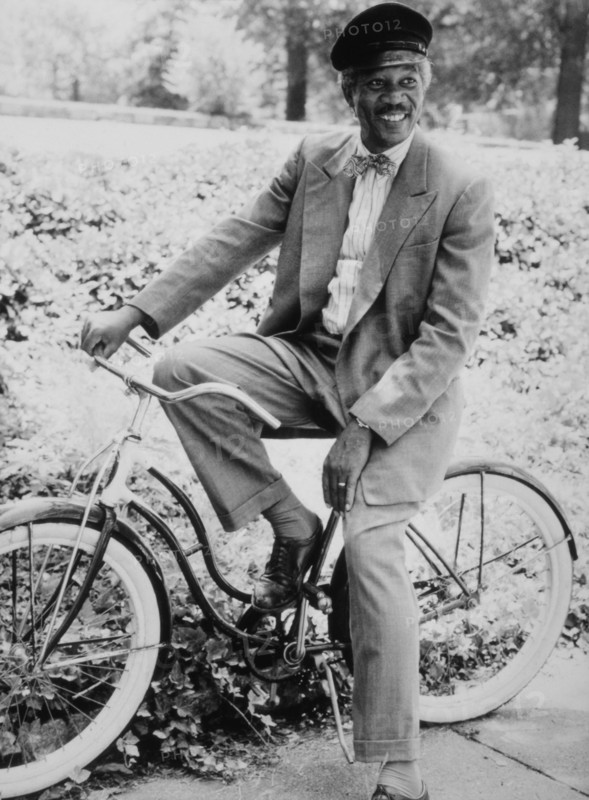 Morgan Freeman, On-Set of the Film, "Driving Miss Daisy", 1989