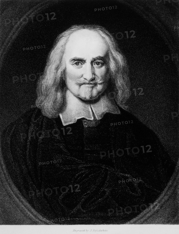 Thomas Hobbes (1588-1679), English Philosopher, Portrait