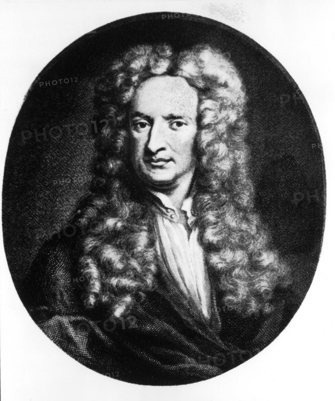 Sir Isaac Newton (1642-1727), English Mathematician and Physicist, Portrait