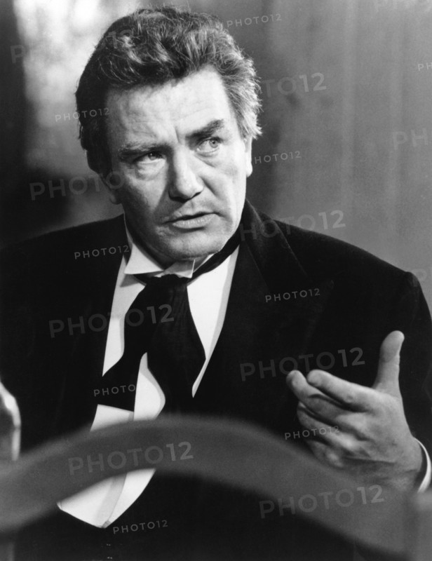 Albert Finney on-set of the Film, "Under the Volcano", 1984