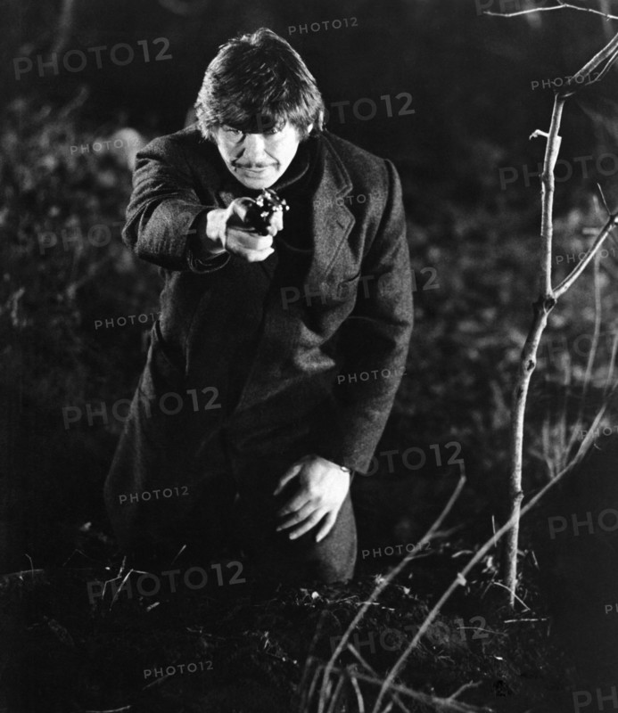 Charles Bronson on-set of the Film, "Death Wish", 1974