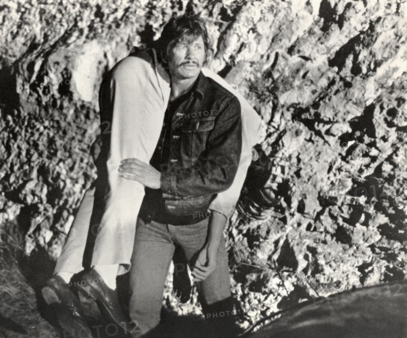 Charles Bronson on-set of the Film, "Cold Sweat", 1970