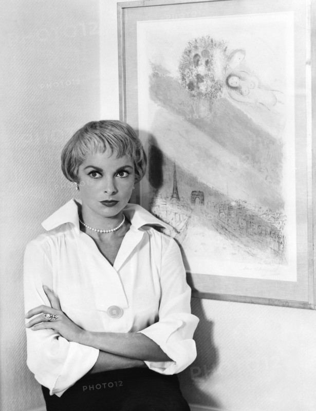 Janet Leigh on-set of the Film, "Who was that Lady?", 1960