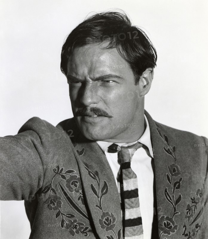 Marlon Brando on-set of the Film, "Viva Zapata", 1952