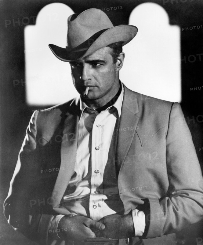 Marlon Brando on-set of the Film, "The Chase", 1966