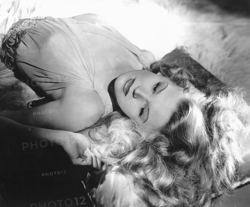 K.T. Stevens, on-set of the Film, "Address Unknown", 1944