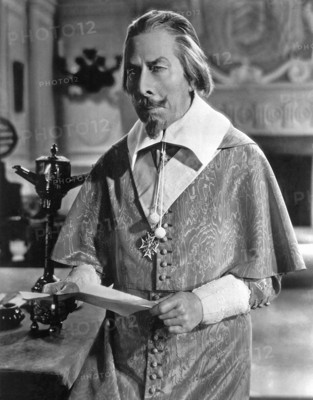 George Arliss on-set of the Film, Cardinal Richelieu, 1935