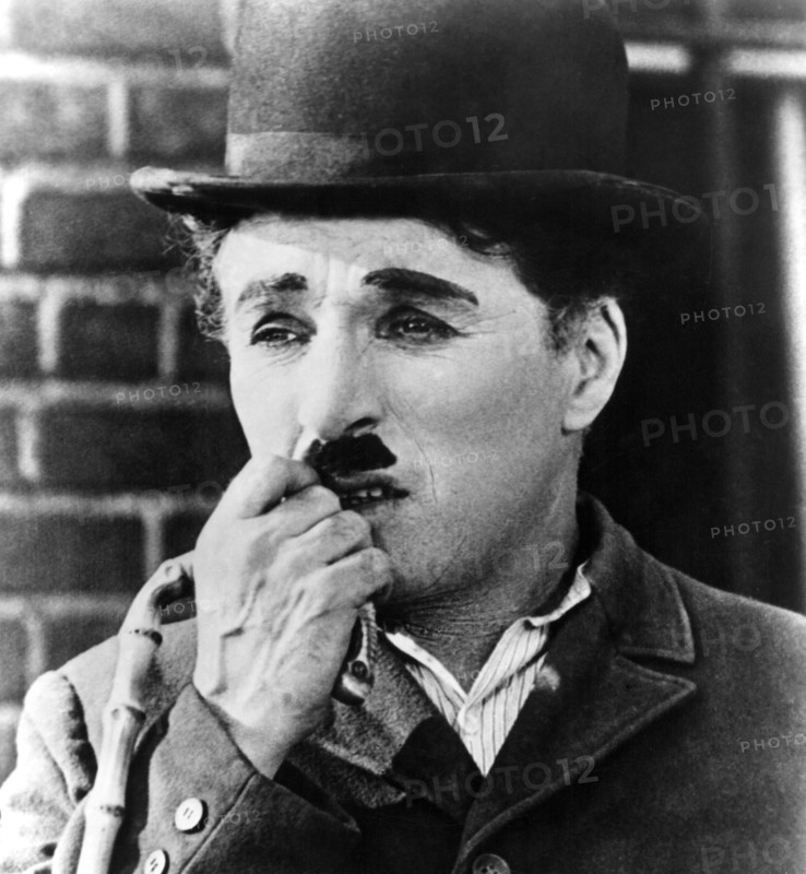 Charlie Chaplin on-set of the Film, City Lights, 1931