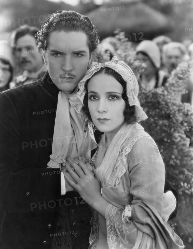 Roland Drew and Dolores Del Rio on-set of the Film, Evangeline, 1929