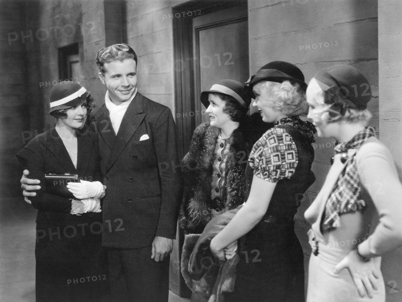 Ruby Keeler and Dick Powell on-set of the Film, 42nd Street, 1933