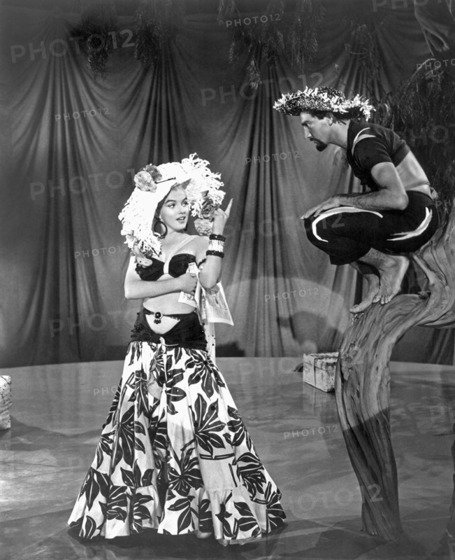 Marilyn Monroe on-set of the Film, "There's No Business Like Show Business", 1954, TM & Copyright (c) 20th Century Fox Film Corp. All rights reserved.