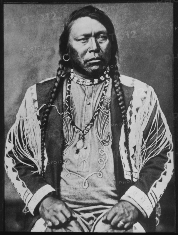 Ute Chief Ouray, Portrait, circa 1880