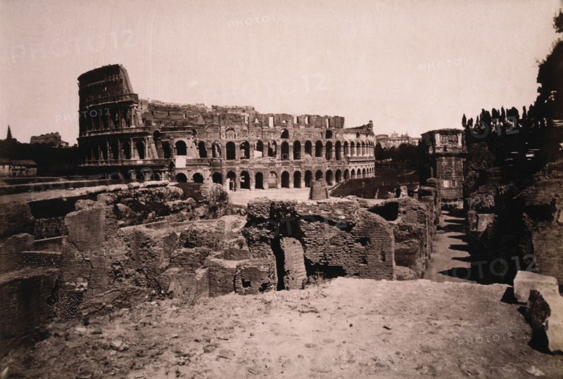 Colosseum, Rome, Italy, circa 1880