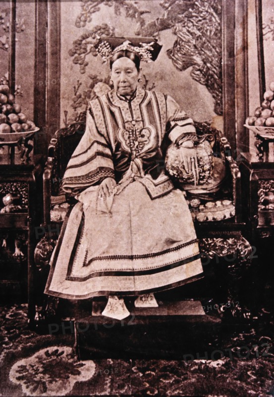 Empress Dowager Cixi (1834-1908), Empress of China 1861-1908, Portrait, 1908