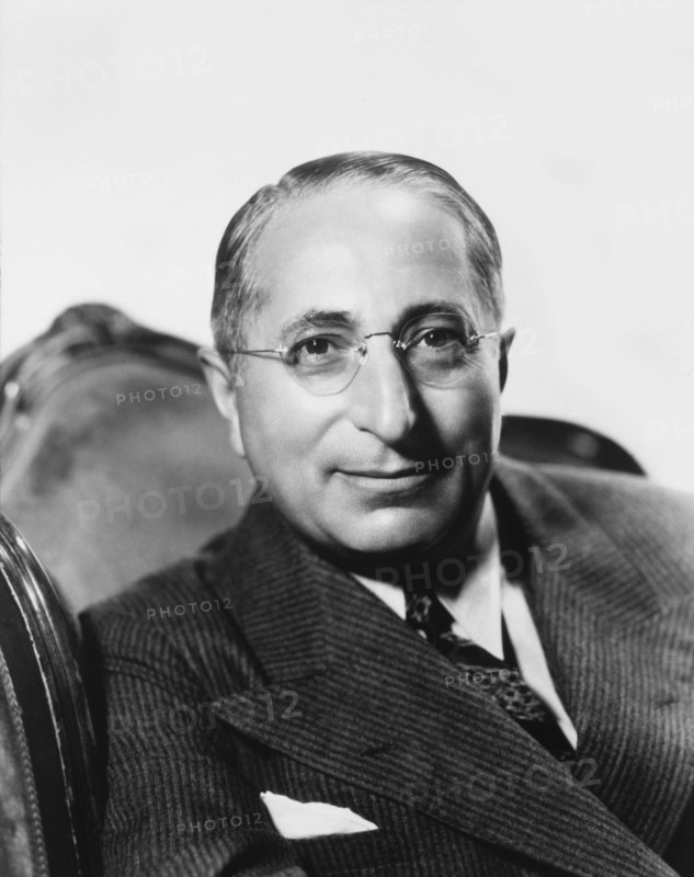 Louis B. Mayer (1884-1957) American Film Producer, Portrait, circa 1940's