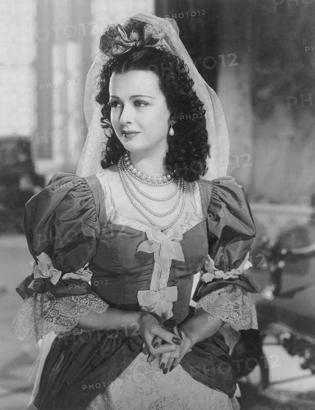 Joan Bennett, on-set of the Film, "The Man in the Iron Mask" directed by James Whale, 1939