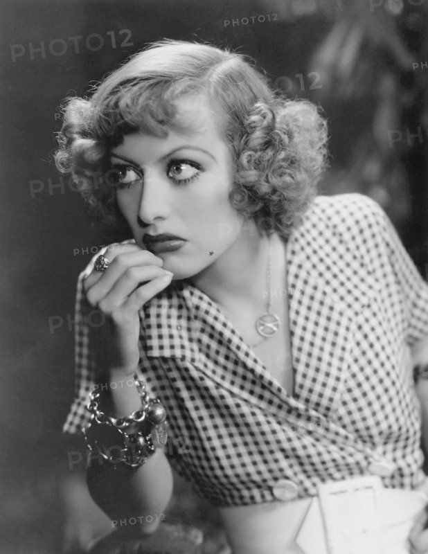 Joan Crawford, on-set of the Film, "Rain" Directed by Lewis Milestone, 1932