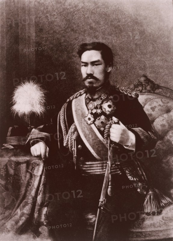 Emperor Meiji (1852-1912), Emperor of Japan 1867-1912, Portrait, circa 1888