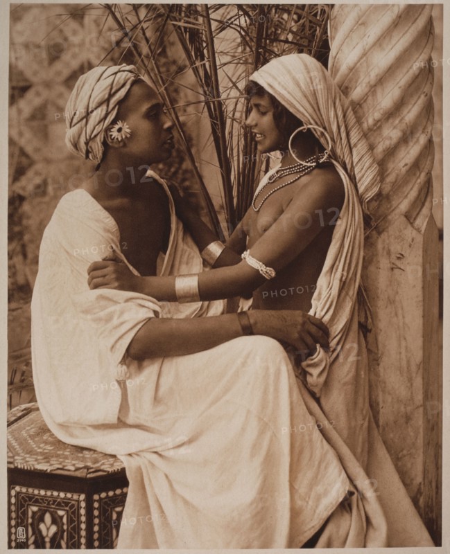 Tunisian Couple, circa 1900