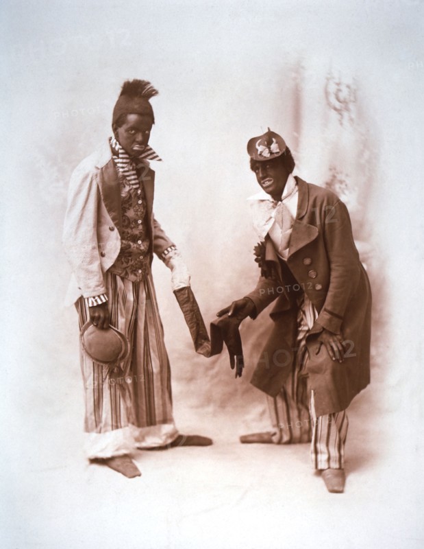 Two American Minstrels, circa 1900