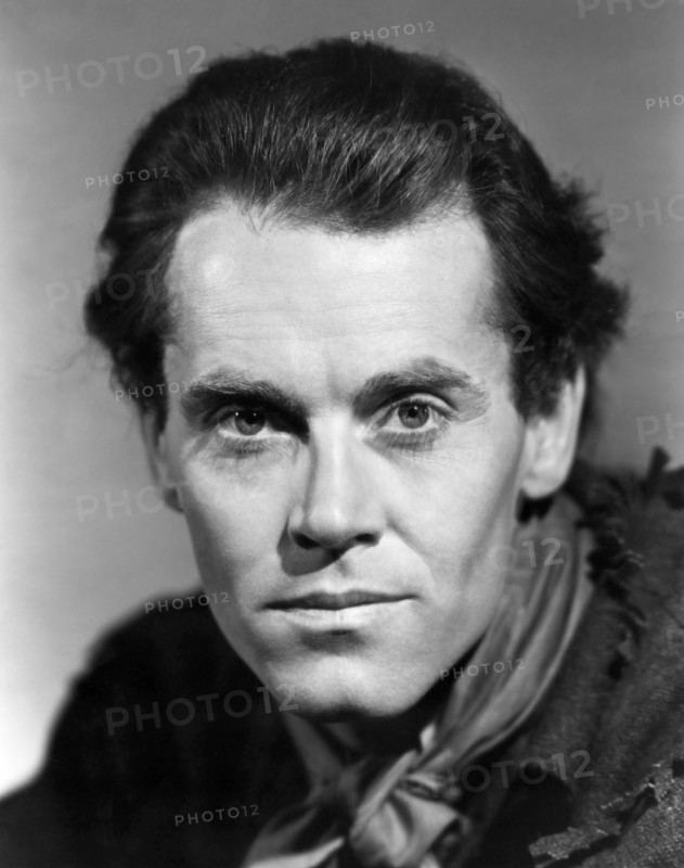 Henry Fonda, Close-Up Portrait, on-set of the Film, "Drums Along the Mohawk", 20th Century Fox, 1939