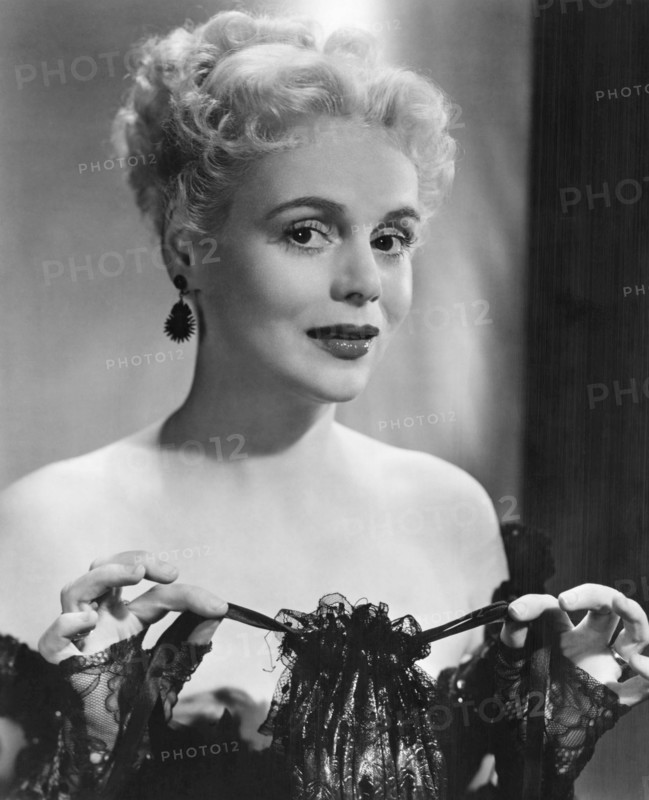 Marie Wilson, on-set of the Film, "A Girl in Every Port", 1952