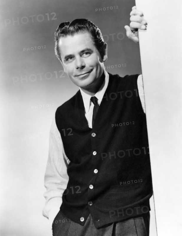 Glenn Ford, Publicity Portrait, on-set of the Film, "Interrupted Melody", 1955