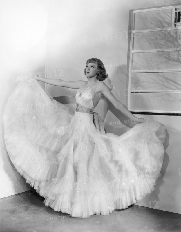 Dixie Lee, on-set of the Film, "Redheads on Parade", 20th Century Fox, 1935