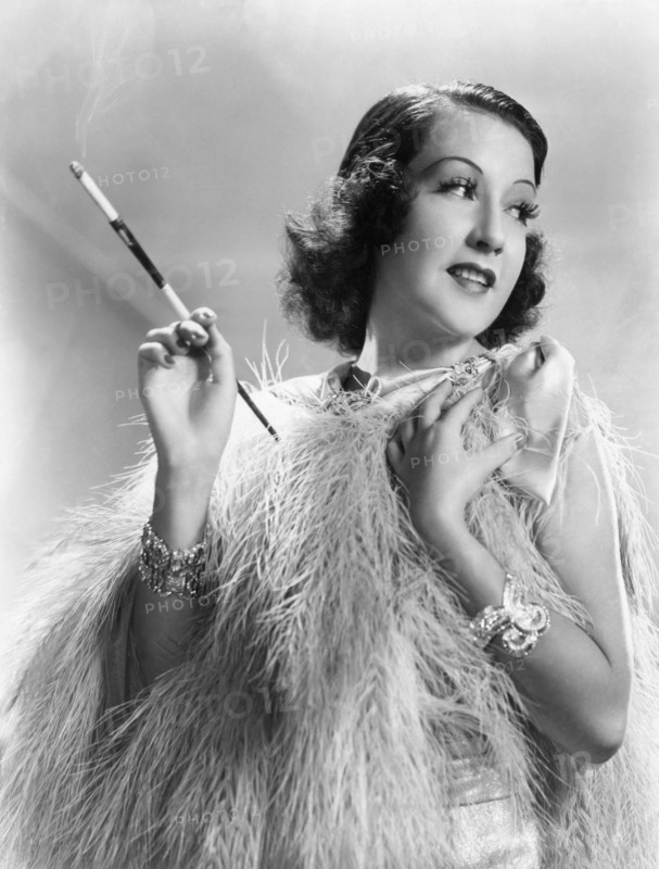 Ethel Merman, on-set of the Film, "Strike Me Pink", 1936