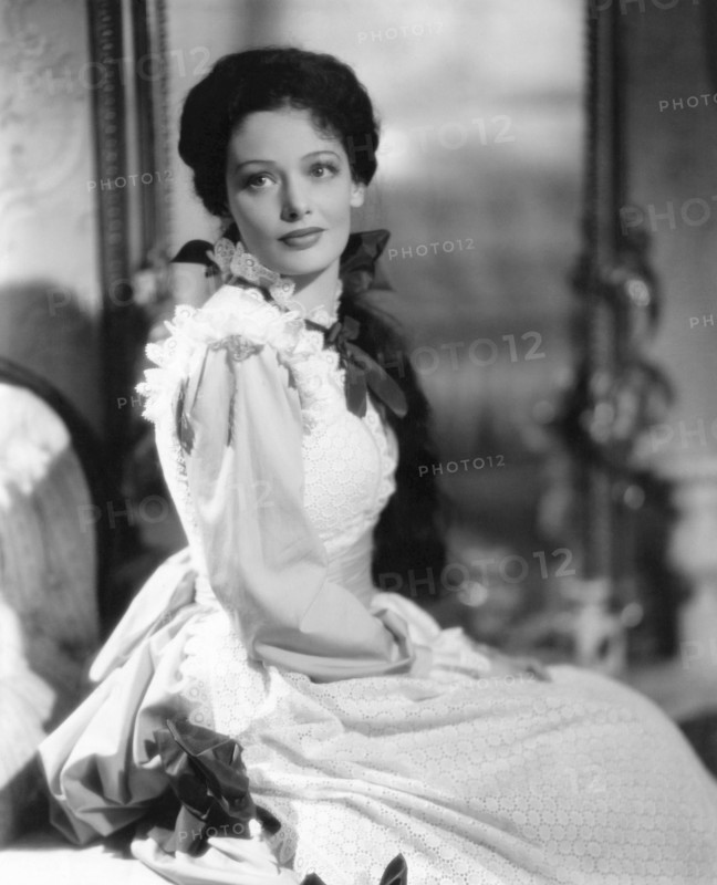 Polly Ann Young, on-set of the Film, "The Story of Alexander Graham Bell", 20th Century Fox, 1939